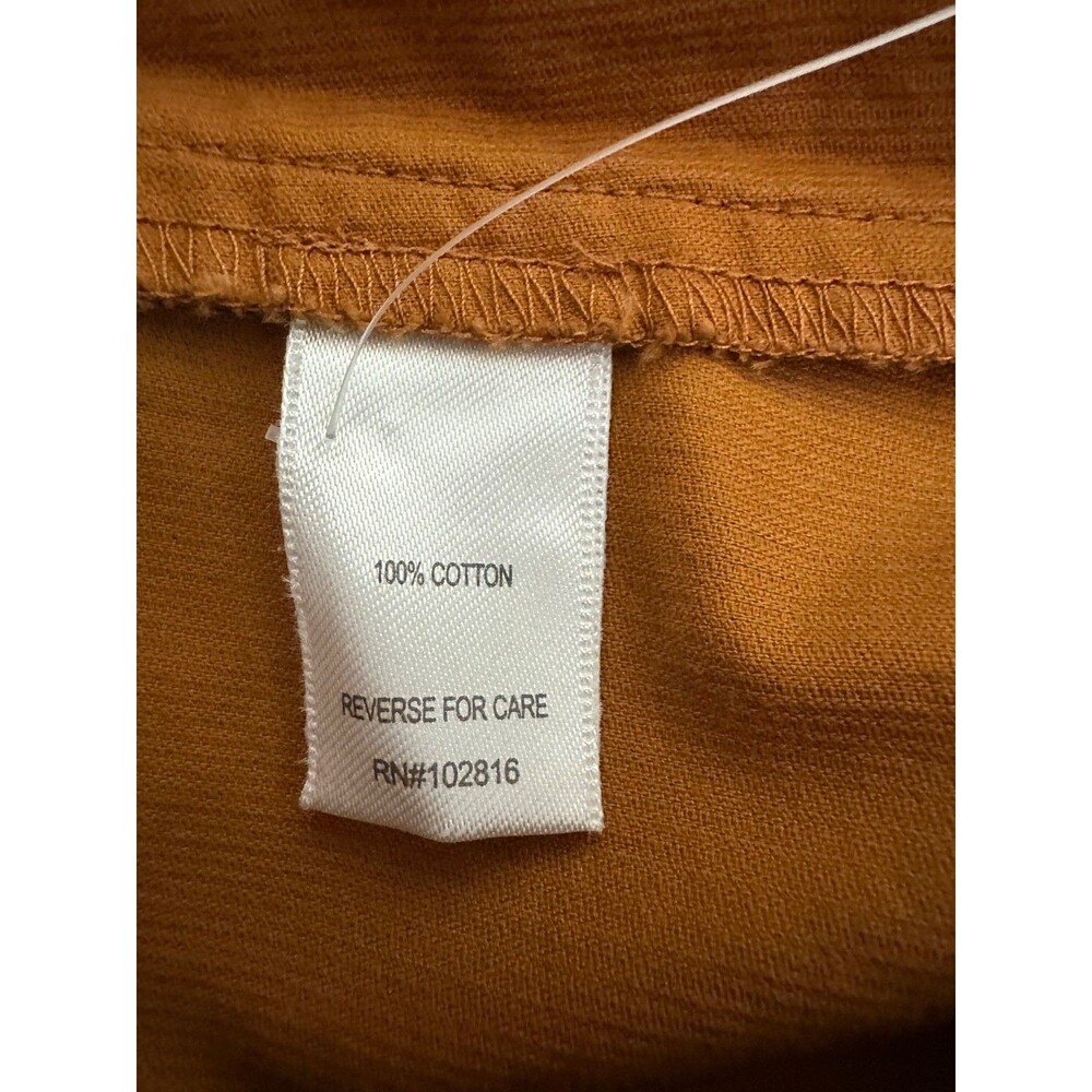 GARNET HILL‎ Corduroy Skirt Size 12 Mustard Brown - Picture 13 of 15